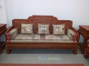 中山博豪居紅木緬甸花梨八寶如意十件套 傳統(tǒng)工藝與現(xiàn)代家居的完美融合